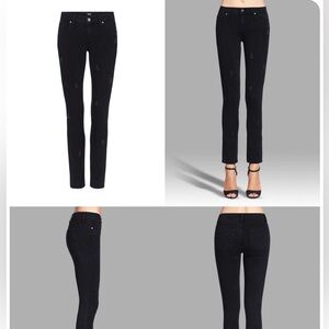 PAIGE Skyline Ankle Peg Jeans Black Women’s Size 27